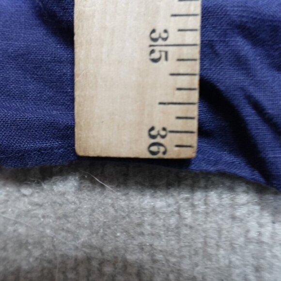 Polo Ralph Lauren Shirt 2XLT Blue Solid Button Down 100% Linen Short Sleeves - Picture 6 of 7